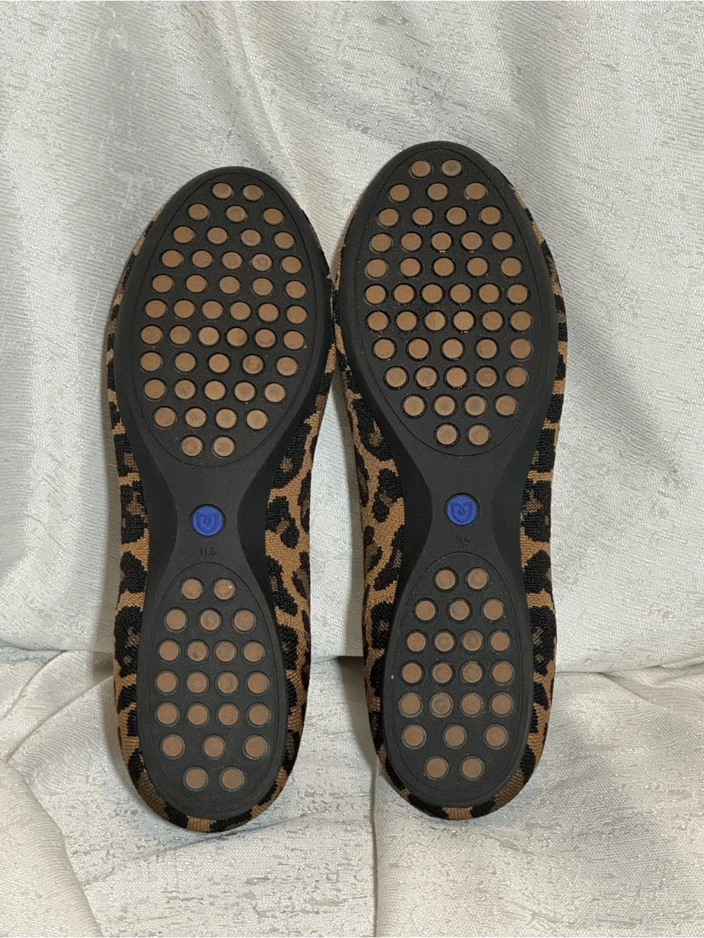 Rothy's The Daily Flats Leopard Print - Brown/Black
